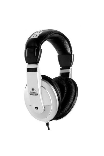 Behringer Casti audio HPM 1000, Behringer, Cablu inclus, Negru/Alb