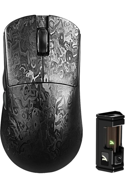 MAMBASNAKE ماوس ألعاب لاسلكي من ألياف الكربون x ATTACK SHARK R11ULTRA، 8000 ه...
