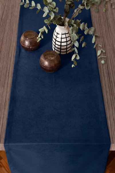 Gauze Fabric Design Velvet Textured Parliament Modern Runner