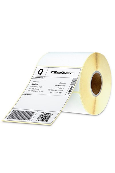 Qoltec Etichete cu transfer termic 100 x 210 mm, 350 etichete
