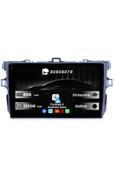 DUDU Ειδικό σύστημα πλοήγησης για Toyota Corolla 2007-2013, DUDU3, 4GB RAM 64...