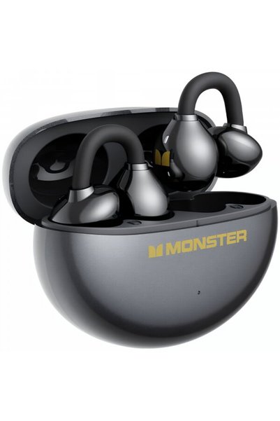 MONSTER Слушалки безжични, Bluetooth, AirClip AC200, TWS, Черен