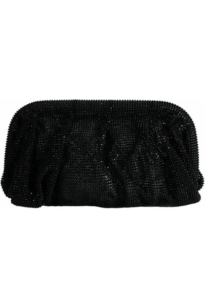 GENERAL Women Rhinestone Clutch Purse Diamond Evening Bag Chain Handbag Ladie...