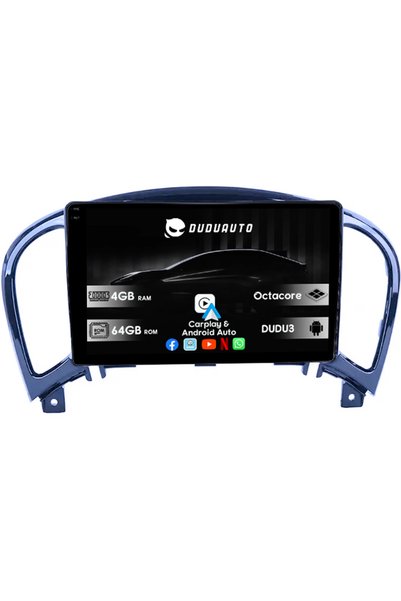 DUDU Ειδικό σύστημα πλοήγησης για Nissan Juke 2010-2014, DUDU3, 4GB RAM 64GB ...