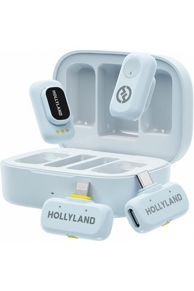 HollyLand ميكروفون لاسلكي صغير LARK A1 لهواتف آيفون 15/16 وأندرويد، صوت نقي، ...