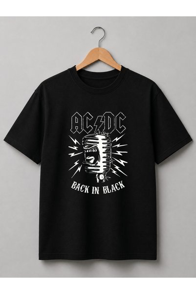 PANDORICA Acdc Printed Unisex Premium Printed Tshirt