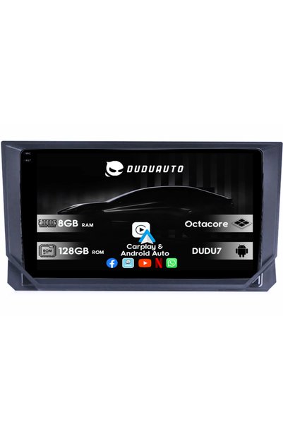 DUDU Συσκευή πλοήγησης για Seat Ibiza 2017-2020, DUDU3, 4GB RAM 64GB ROM, Oct...