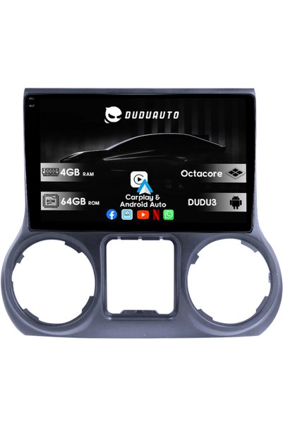 Universal Συσκευή πλοήγησης ειδικά σχεδιασμένη για Jeep Wrangler 2011-2016, D...