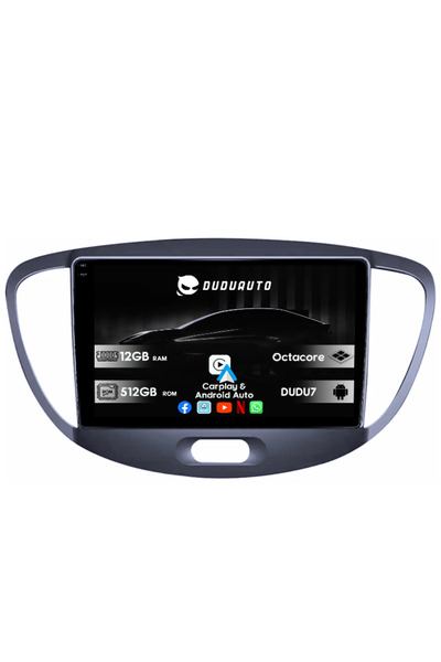 DUDU Ειδικό σύστημα πλοήγησης Hyundai i10 2007-2013, DUDU3, 4GB RAM 64GB ROM,...