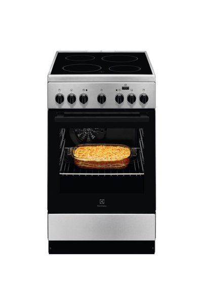 Electrolux Aragaz LKR562055X, Electric, 4 zone de gatit, Cuptor electric, Aut...