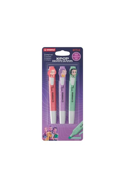 Stabilo swing cool KPop Demon Hunters Highlighter Seti 3lü 275/3-2-1