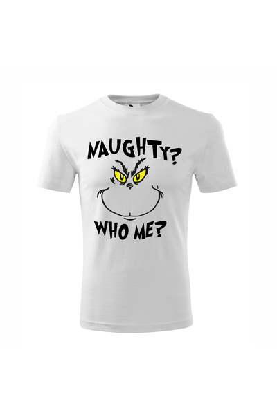 Malfini Tricou personalizat, Grinch # 71, Bumbac 100%, Alb, Barbat, Marime 3XL