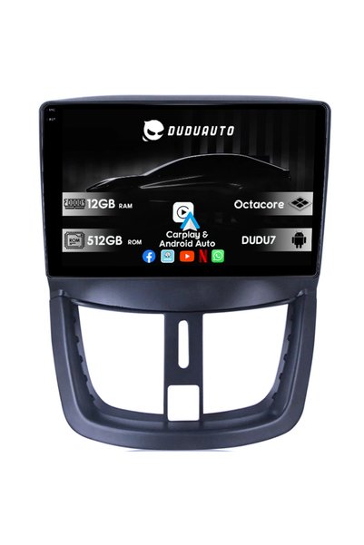 DUDU Ειδικό Σύστημα Πλοήγησης Peugeot 207 2006-2015, DUDU3, 4GB RAM 64GB ROM,...