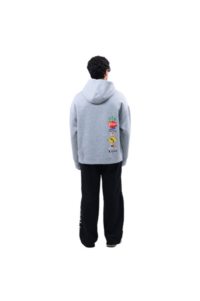 Adax The Road Is Closed Hoodie - Gray