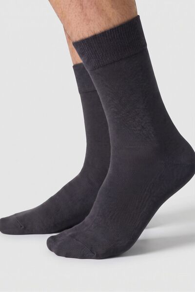 OBJE Men's Smoked Modal Sock Socks