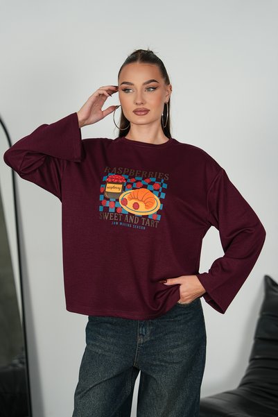Mega Life Front Printed Oysho Sweatshirt