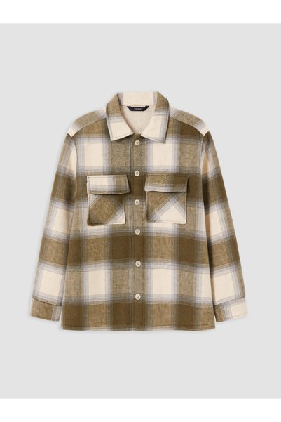 LC Waikiki Esvab • Modern & Distinctive Relax Fit Checkered Embroidered Men's...