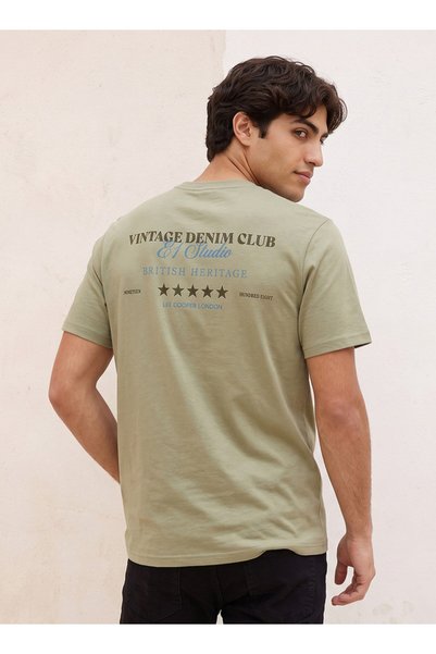 Lee Cooper Regular Fit Cotton Crew Neck T-shirt