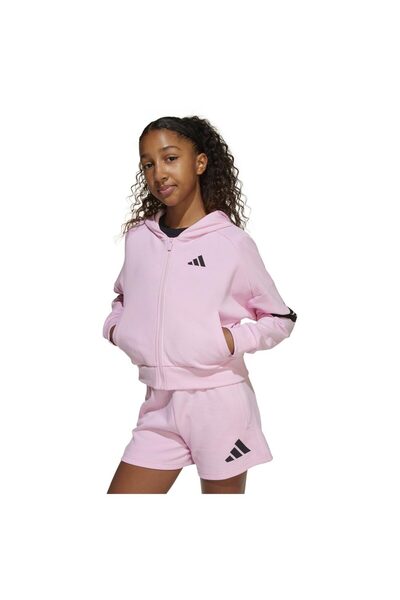 adidas Παιδικό Φούτερ με Ολόσωμο Φερμουάρ KidsFuture Icons 3-S 170