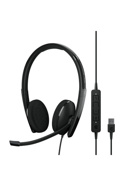 Sennheiser EPOS ADAPT 160 USB II Слушалки с кабел, тип диадема, за офис/кол ц...