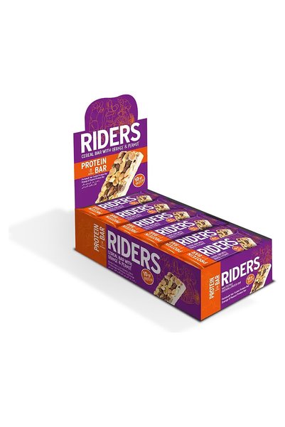 GRANIO Riders Orange Peanut Protein Bar 50 g X 24 Pieces