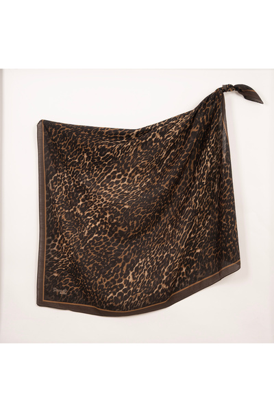 PİRAMİT Spring Viscon Eşarp | Mini Leopar