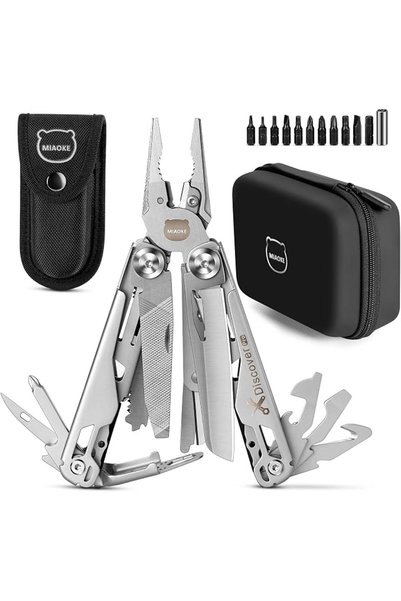MIAOKe 23 in 1 Portable Multitool for Camping Hiking with Premium Gift Box