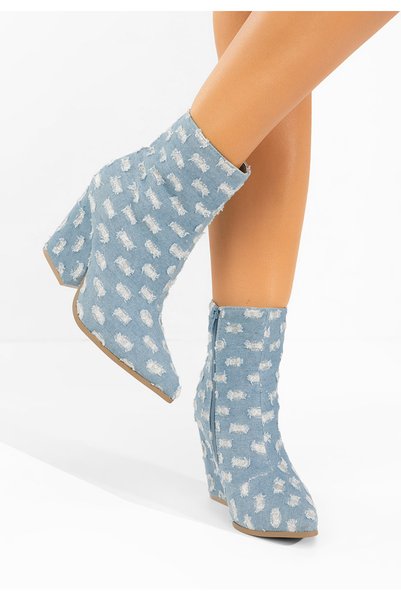 B T Shoes Ciocate dama Lariza V2 denim