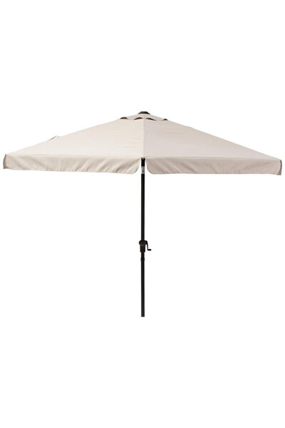 Naterial Umbrela terasa, otel/poliester, 296 x 296 cm, H 247 cm, Taupe