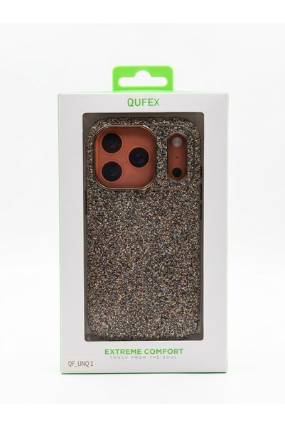 Generic Brand حافظة QUFEX Concentric Heart Glitter MagSnap متوافقة مع هاتف iP...
