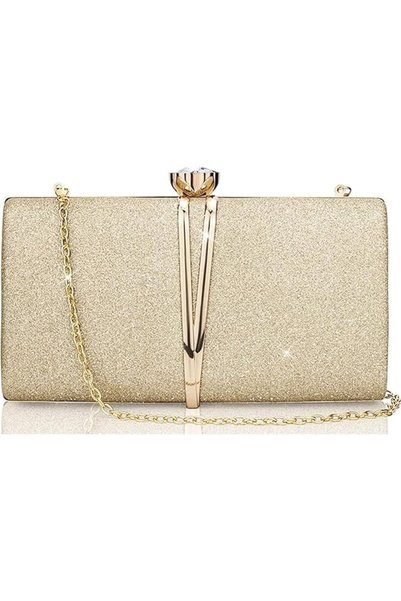 Yelajoy Shiny Clutch Purse, Large Capacity Stylish Elegant Design Evening Bag...