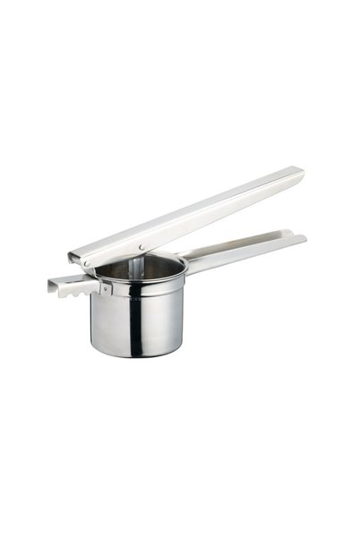 masterclass Vegetable and fruit masher/juicer, stainless steel -