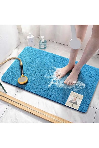 asvin Soft Textured Bath, Shower, Tub Mat, 24x32 Inch, Phthalate Free, Non Sl...