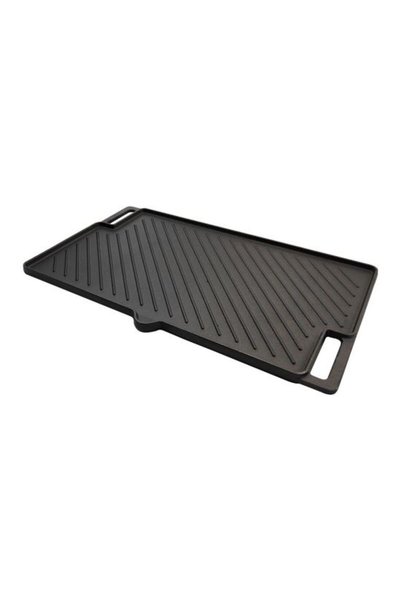 OEM Placa gratar, fonta, dreptunghiulara, 2 fete, 44.5x25 cm, Perfect Home