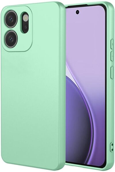 Aiyando Husa pentru Oppo Reno14 FS 5G Liquid Silicone, subțire, captusita cu ...