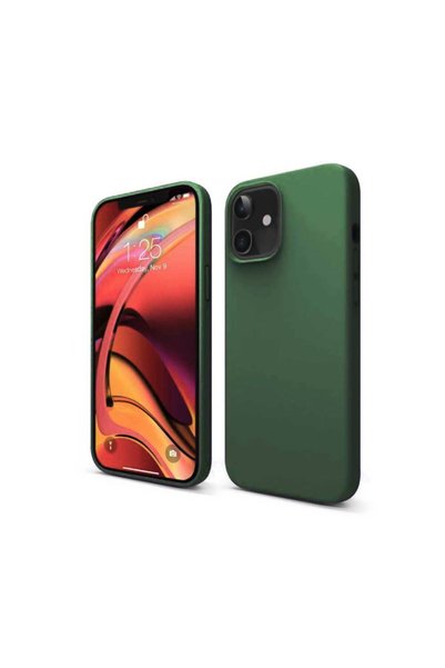 MyColors Θήκη Σιλικόνης My Colors, Συμβατή με Apple iPhone 12 Mini, Σκούρο Πρ...