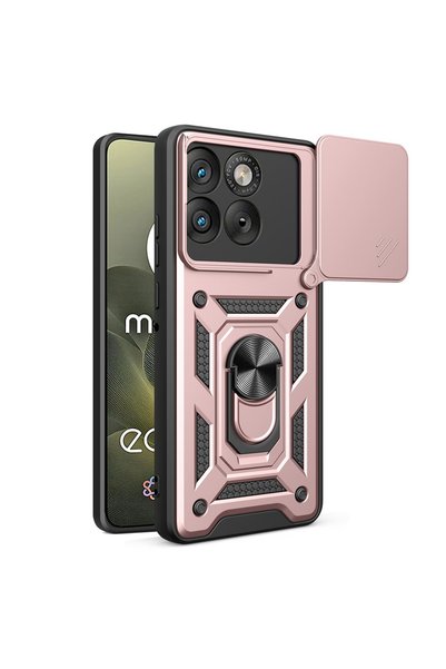 Aiyando Husa pentru Motorola Edge 70 Ring Armor Kickstand Tough Rugged Cover ...