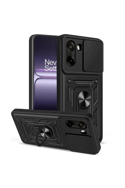 Aiyando Husa pentru OnePlus Nord CE5 Ring Armor Kickstand Tough Rugged Cover ...