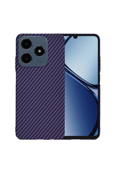 Aiyando Husă pentru Realme C61 Realme C63 din Fibră de Carbon Ultra Subțire U...