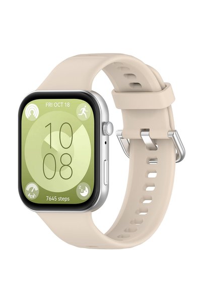 Aiyando Curea pentru Huawei Fit 3 din silicon - bej