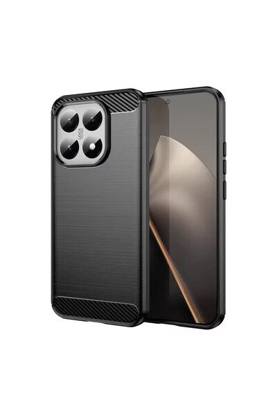 Aiyando Husa pentru Xiaomi 15T Carbon Liquid Silicone, negru