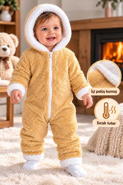 BELMİRO Baby Rompers Warm Fabric Suitable for Baby's Skin Fabric Sleeping Bag...