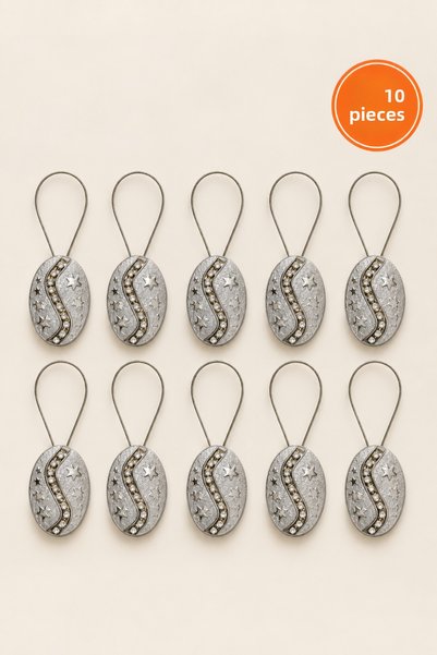 Helezoni Cleme pentru perdele decorative cu magnet extra puternic, suport pen...
