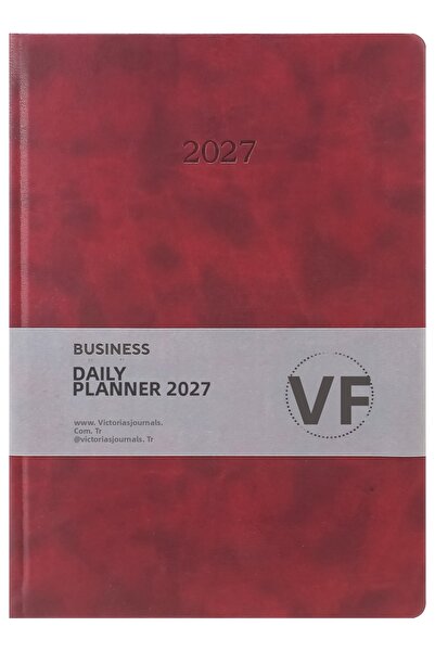 Victoria's Journals Business-2027 Year Daily Agenda 20X28 Cm. One Page Per Da...