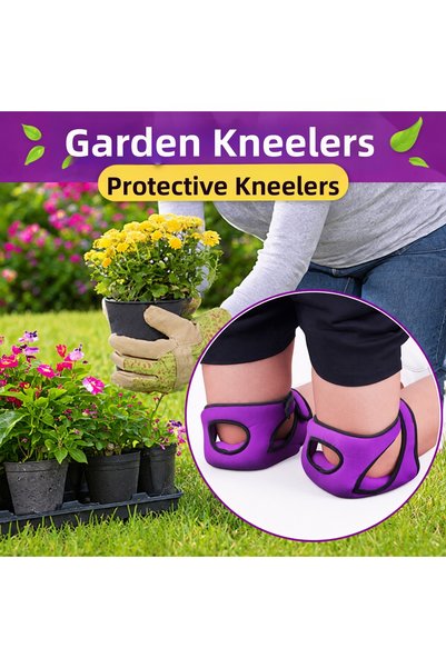 BABUN Adjustable Velcro Black Purple Knee Protector Cushion with Sponge for F...