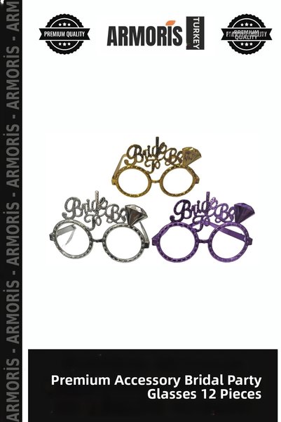 Armoris Premium Accessory Shooting Ceremony Bride to Be Glasses 12 Pieces