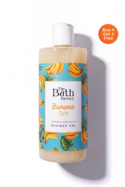 THE BATH FACTORY Moisturizing and nourishing banana split shower gel 400 ml