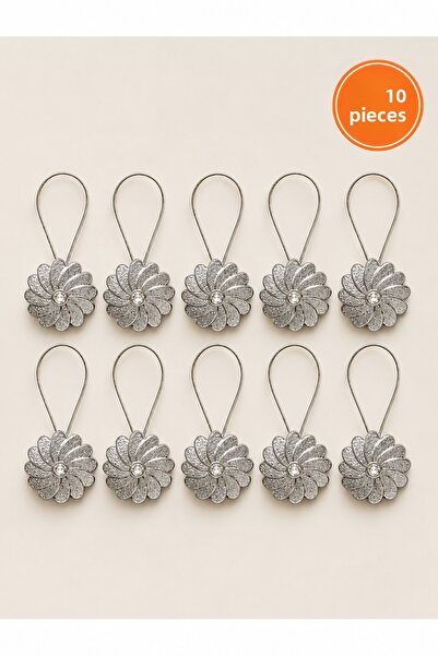 Helezoni Cleme pentru perdele decorative cu magnet extra puternic, suport pen...