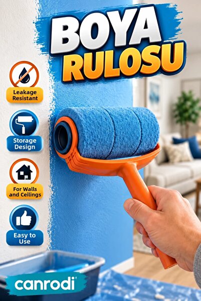 canrodi Set de role pentru vopsit cu recipient – Dispozitiv pentru vopsirea p...