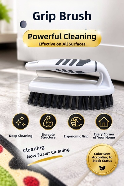 VENON Softon Handle-Grip Oval Brush | |   Multi-Purpose Cleaning Brush Carpet Washing Bathroom Cleaning Tile Surface Cleaning Brush Carpet Rug Runner Cleaning Ergonomic Grip Carpet Cleaning Handheld Cleaning Brush